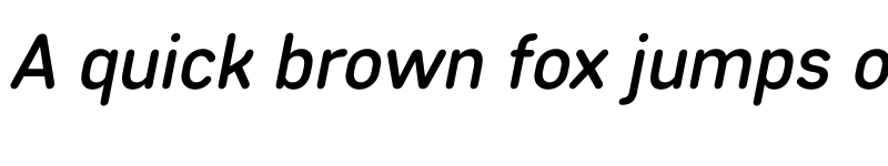 Preview of FONTSPRING DEMO - Core Sans DS 45 Medium Italic font