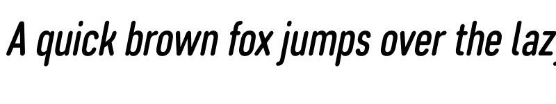 Preview of FONTSPRING DEMO - Core Sans DS 47 Cn Medium Italic font