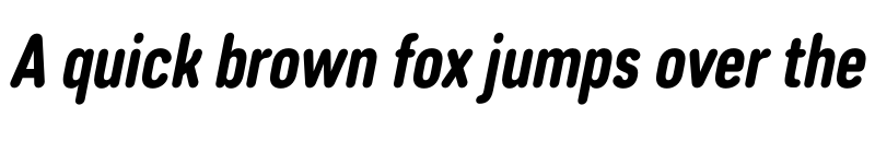 Preview of FONTSPRING DEMO - Core Sans DS 67 Cn Heavy Italic font