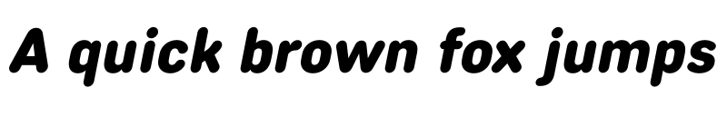 Preview of FONTSPRING DEMO - Core Sans DS 75 Black Italic font