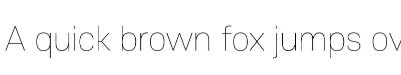 Preview of FONTSPRING DEMO - Core Sans E 15 Thin Regular font