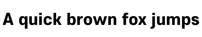 Preview of FONTSPRING DEMO - Core Sans E 75 ExtraBold Regular font