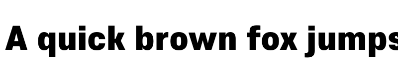Preview of FONTSPRING DEMO - Core Sans E 95 Black Regular font