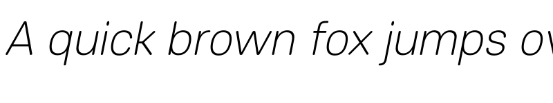 Preview of FONTSPRING DEMO - Core Sans ES 25 ExtraLight Italic font