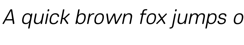 Preview of FONTSPRING DEMO - Core Sans ES 35 Light Italic font