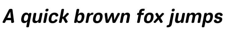 Preview of FONTSPRING DEMO - Core Sans ES 65 Bold Italic font