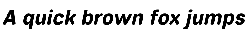 Preview of FONTSPRING DEMO - Core Sans ES 75 ExtraBold Italic font