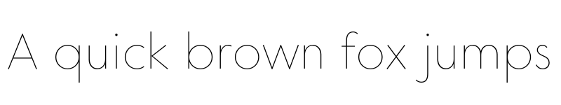 Preview of FONTSPRING DEMO - Core Sans G 15 Thin Regular font