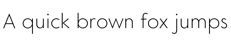 Preview of FONTSPRING DEMO - Core Sans G 25 ExtraLight Regular font