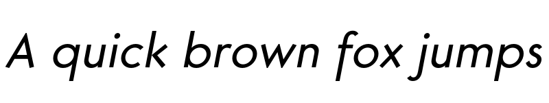 Preview of FONTSPRING DEMO - Core Sans G 45 Regular Italic font