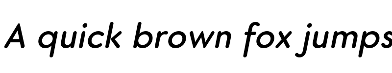 Preview of FONTSPRING DEMO - Core Sans GR 55 Medium Italic font