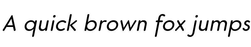 Preview of FONTSPRING DEMO - Core Sans GS 45 Regular Italic font