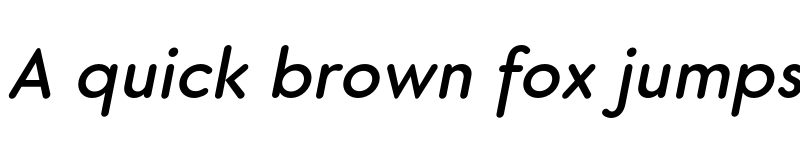 Preview of FONTSPRING DEMO - Core Sans GS 55 Medium Italic font