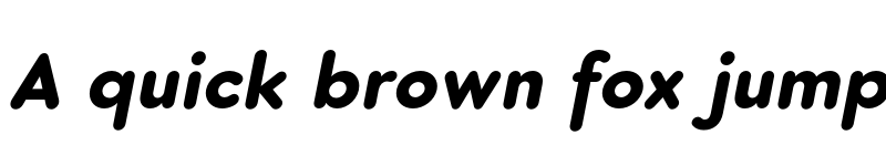 Preview of FONTSPRING DEMO - Core Sans GS 75 ExtraBold Italic font