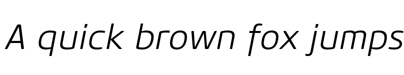 Preview of FONTSPRING DEMO - Core Sans M 35 Light Italic font