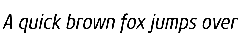 Preview of FONTSPRING DEMO - Core Sans M 47 Cn Regular Italic font