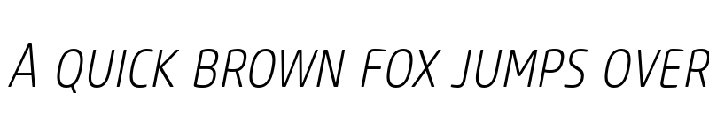 Preview of FONTSPRING DEMO - Core Sans M SC 27 Cn ExtraLight Italic font