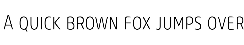 Preview of FONTSPRING DEMO - Core Sans M SC 27 Cn ExtraLight Regular font