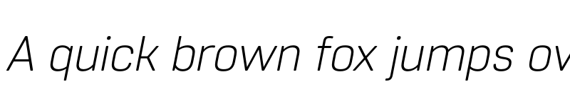 Preview of FONTSPRING DEMO - Core Sans R 25 Light Italic font