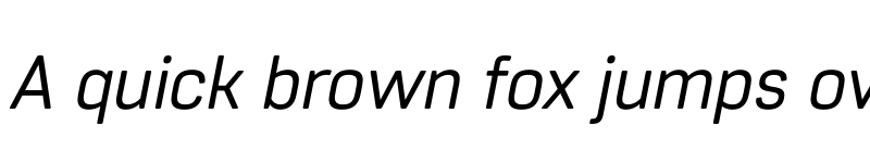 Preview of FONTSPRING DEMO - Core Sans R 35 Regular Italic font
