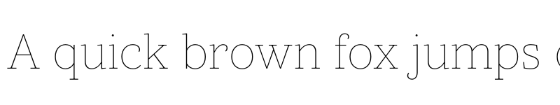 Preview of FONTSPRING DEMO - Core Serif N 15 Thin Regular font