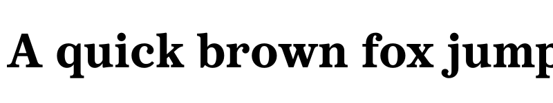 Preview of FONTSPRING DEMO - Core Serif N 75 Black Regular font