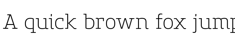 Preview of FONTSPRING DEMO - Core Slab M 25 ExtraLight Regular font