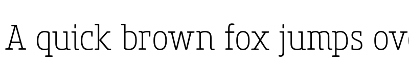 Preview of FONTSPRING DEMO - Core Slab M 27 Cn ExtraLight Regular font