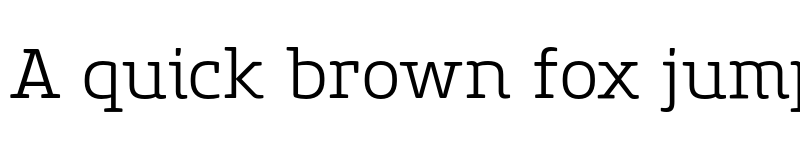 Preview of FONTSPRING DEMO - Core Slab M 35 Light Regular font