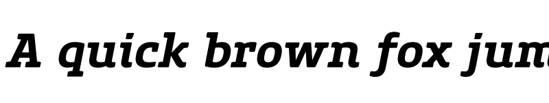 Preview of FONTSPRING DEMO - Core Slab M 65 Bold Italic font