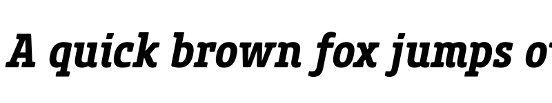 Preview of FONTSPRING DEMO - Core Slab M 67 Cn Bold Italic font