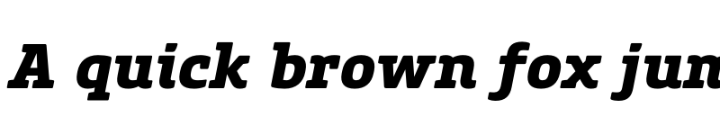 Preview of FONTSPRING DEMO - Core Slab M 75 ExtraBold Italic font