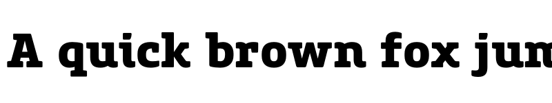 Preview of FONTSPRING DEMO - Core Slab M 75 ExtraBold Regular font