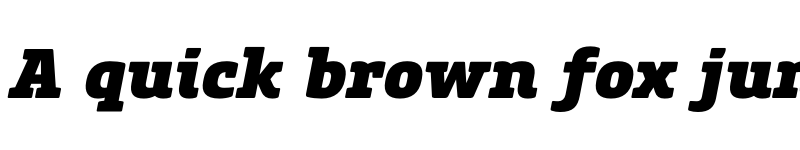 Preview of FONTSPRING DEMO - Core Slab M 85 Heavy Italic font