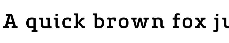 Preview of FONTSPRING DEMO - Core Slab M Berg Regular font