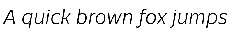 Preview of FONTSPRING DEMO - Cormac Extra Light Italic font