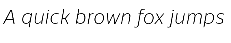 Preview of FONTSPRING DEMO - Cormac Thin Italic font