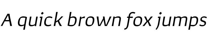 Preview of FONTSPRING DEMO - Corpo_Sans Italic font