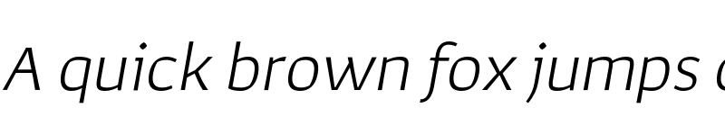 Preview of FONTSPRING DEMO - Corpo_Sans Light Italic font