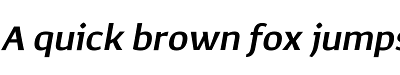 Preview of FONTSPRING DEMO - Corpo_Sans SemiBold Italic font