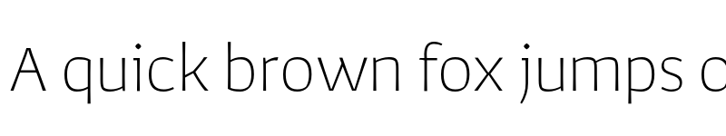 Preview of FONTSPRING DEMO - Corpo_Sans Ultra_Light Regular font