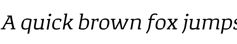 Preview of FONTSPRING DEMO - Corpo_Serif Italic font