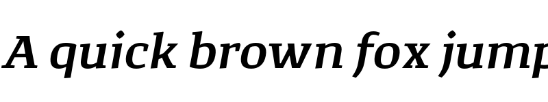 Preview of FONTSPRING DEMO - Corpo_Serif SemiBold Italic font