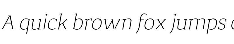 Preview of FONTSPRING DEMO - Corpo_Serif Ultra_Light Italic font