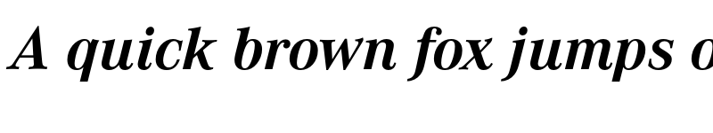 Preview of FONTSPRING DEMO - Corporate A Bold Italic font