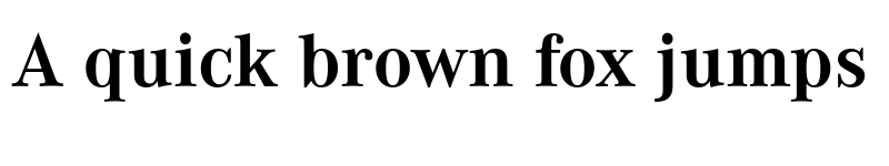 Preview of FONTSPRING DEMO - Corporate A Bold font