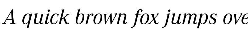 Preview of FONTSPRING DEMO - Corporate A Italic font
