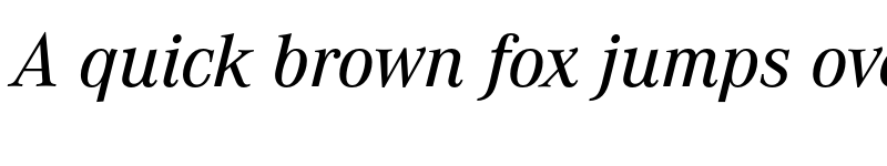 Preview of FONTSPRING DEMO - Corporate A Medium Italic font
