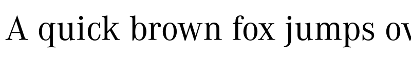 Preview of FONTSPRING DEMO - Corporate A Regular font