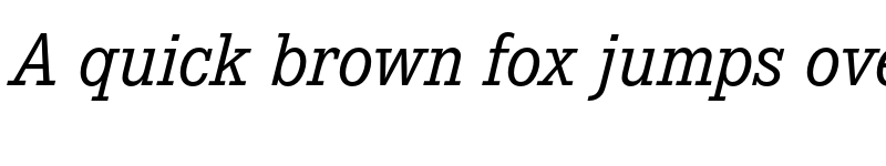 Preview of FONTSPRING DEMO - Corporate E Italic font